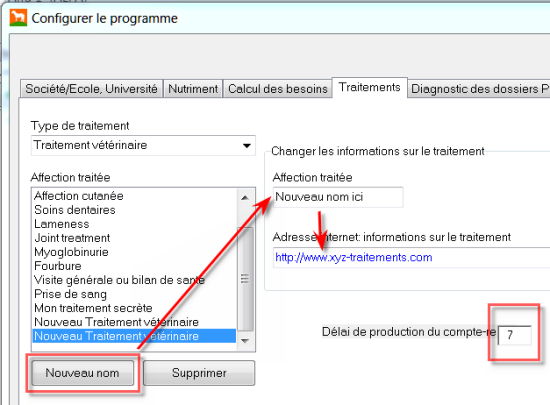 33 treatement configuration