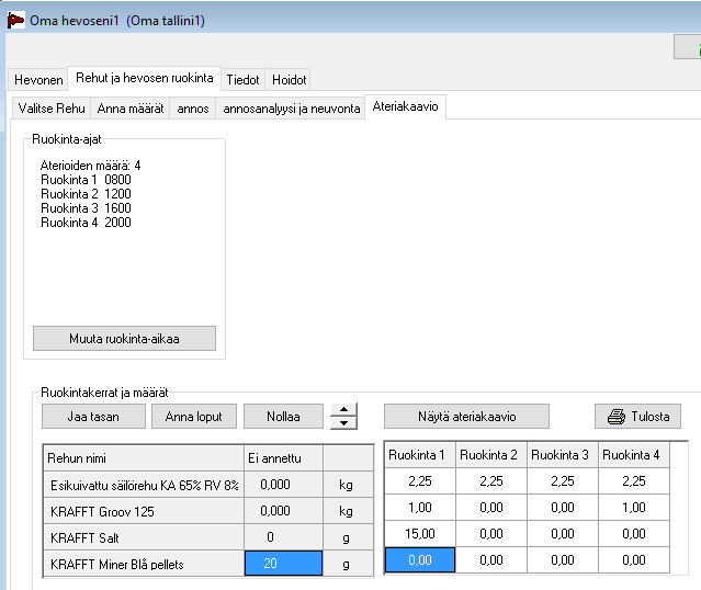 358 128 dayly ration